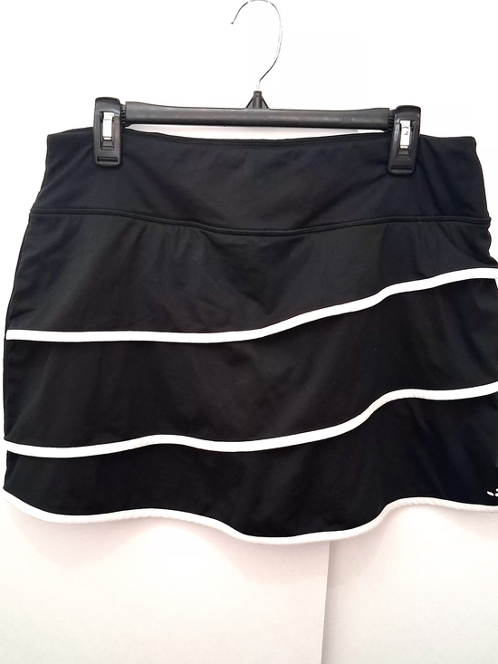 bcg Pants - BCG Black Skort with White Trim Size Large